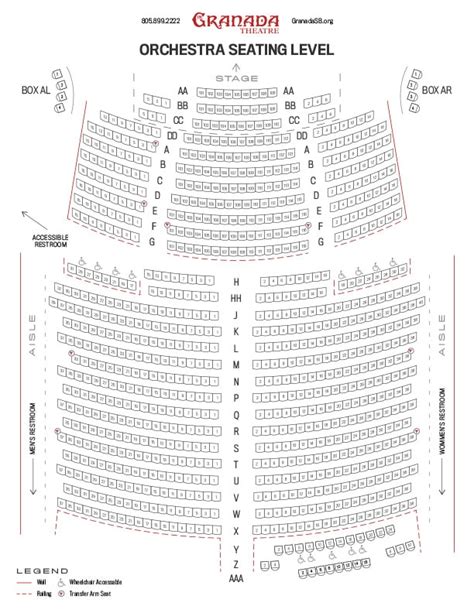gsr grand theater seating chart  gsr grand theatre seating chart