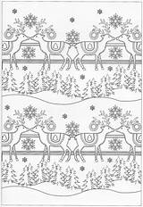 Coloring Pages Book Scandinavian Adult Christmas Colouring Patterns Cool Embroidery Pg Mandala sketch template