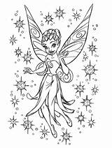 Tinkerbell Coloring Coloringonly sketch template