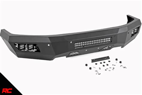 rough country heavy duty led front bumper fits   nissan titan xd ebay