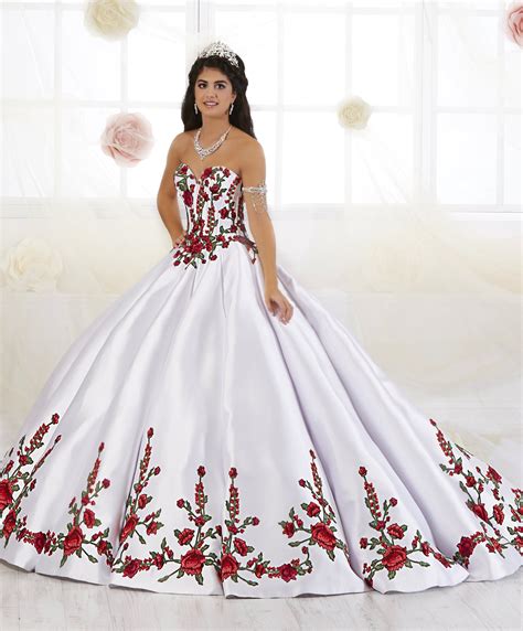 floral embroidered quinceanera dress  house  wu  quinceanera dresses mexican