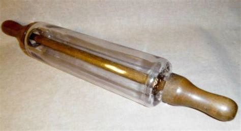 Antique Glass Rolling Pin Ebay