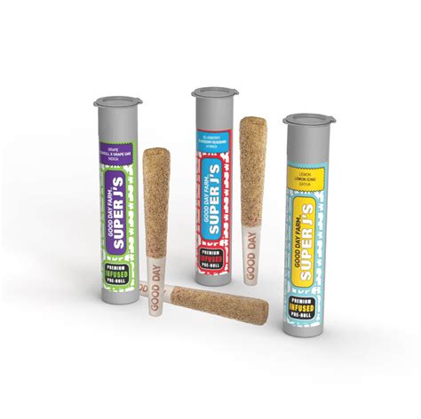 good day farm releases infused pre rolls super js  missouri