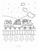 Christmas Carters Coloring sketch template