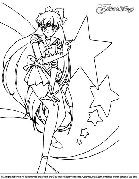 Sailor Moon Coloring Page In 2020 Sailor Moon Coloring