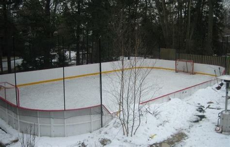 homes  private ice rinks  pricey pads backyard rink