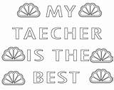 Coloring Appreciation Teacher Pages Week Printable Teachers Happy Freecoloring Choose Board sketch template