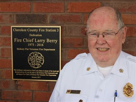 cherokee county mourns  fire chief larry berry woodstock ga patch