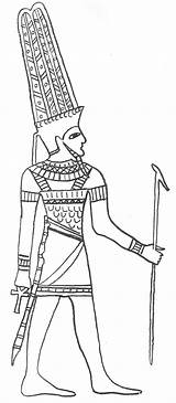 Ra Amun sketch template