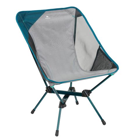 folding camping chair mh grey decathlon