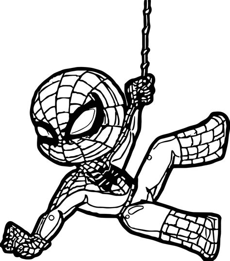 printable spiderman color pages