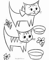 Coloring Pages Cat Cats Printable Kid Printing Print Help sketch template