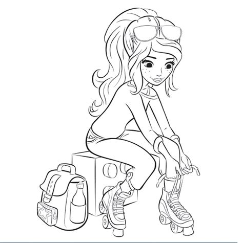 lego friends coloring pages    print
