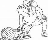Rugby Coloring Pages Football Getcolorings Getdrawings sketch template