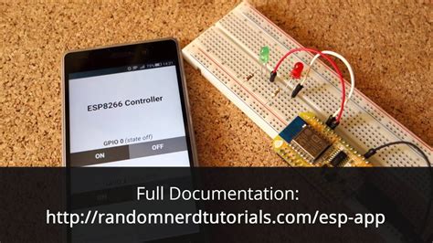 esp android app created  mit app inventor demo youtube