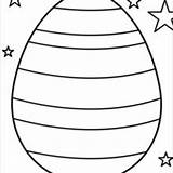 Egg Easter Coloring Pages Striped Basket Chocolate Kids Printables Online Tiny Chicks Wrapped Decorative Thread sketch template