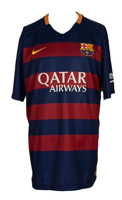 Lionel Messi Signed Barcelona Nike Jersey Messi Coa Pristine Auction