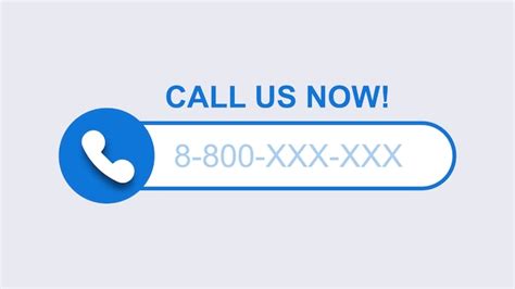 premium vector phone call   template blue mobile call