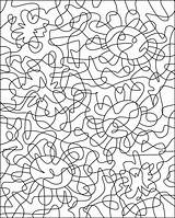 Mosaic Coloring Pages Adults Getcolorings Getdrawings sketch template