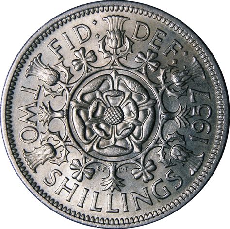 shillings florin  coin  united kingdom  coin club