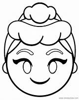 Emojis Disneyclips Printable Cinderella Kids Poop Colorir Emociones Coloringonly Caritas Smiling Sunglasses sketch template