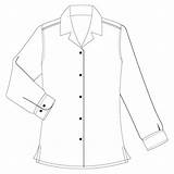 Collar Blouse Shirt Drawing Getdrawings Revere sketch template