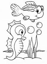 Ausmalbilder Unterwassertiere Ausmalen Unterwasser Ausmalbildern Kinder sketch template