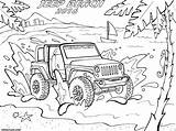 Coloring Teraflex Jeeps Wrangler Famous sketch template