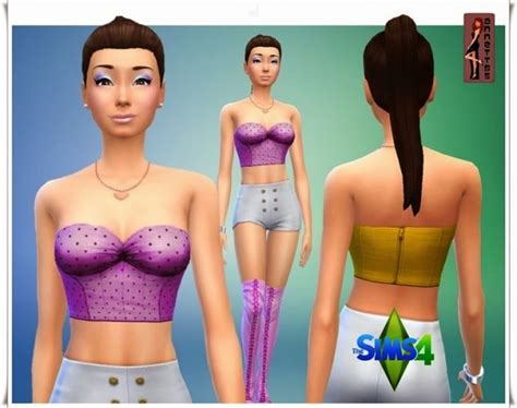 corsage coquette overknees  annetts sims  welt sims  updates