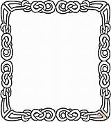 Coloring Celtic Frame Printable Pages Frames Borders Border Family Designs Knot Clipart Adult Clip Clipartbest Color Supercoloring Az Book Views sketch template