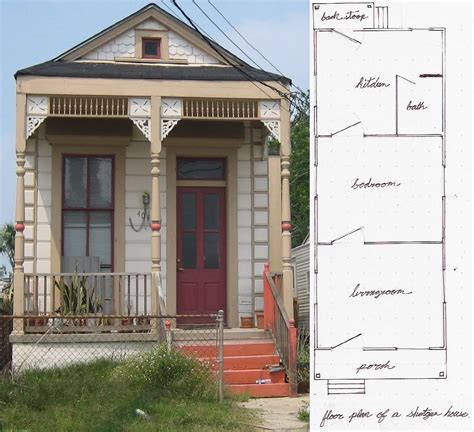 shotgun house floor plan houses cottages treehouses  sheds