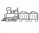 Tren Zug Ausmalbild Imprimir Malvorlage Trenes Transportmittel Ausmalbilder Waggons Mercancías Malen Gefüllten sketch template