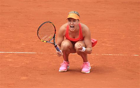 eugenie bouchard into second straight grand slam semifinal