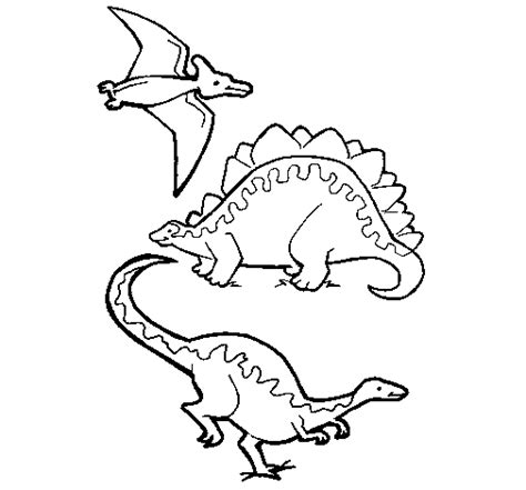 types  dinosaurs coloring page coloringcrewcom