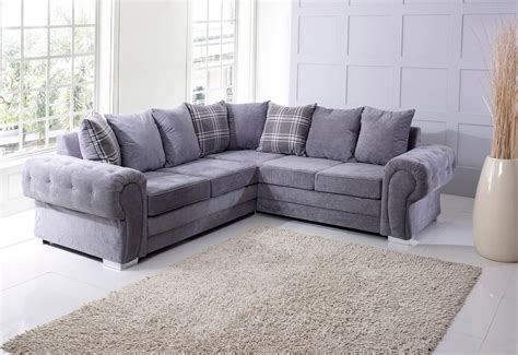 verona  seater sofa bed grey furniture direct