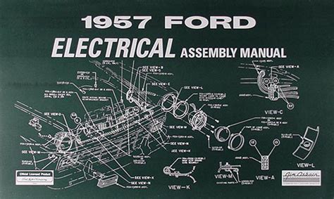 ford electrical assembly manual reprint  car retractable