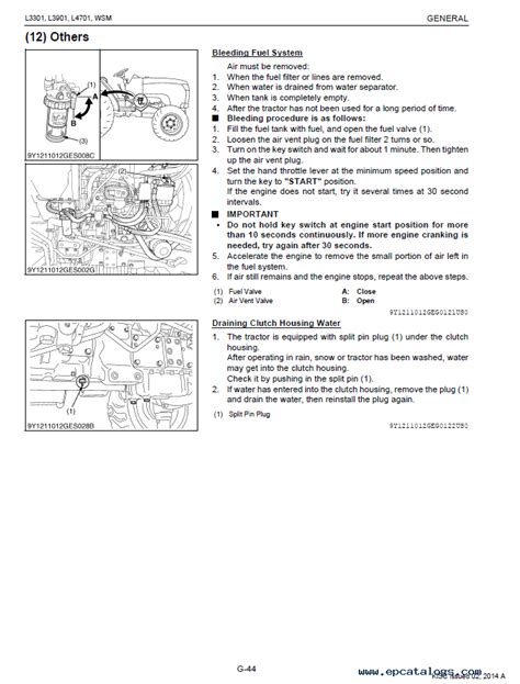 kubota lll tractors  workshop manual
