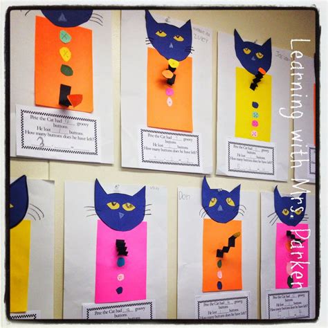 learning   parker buttons   buttons  pete  cat