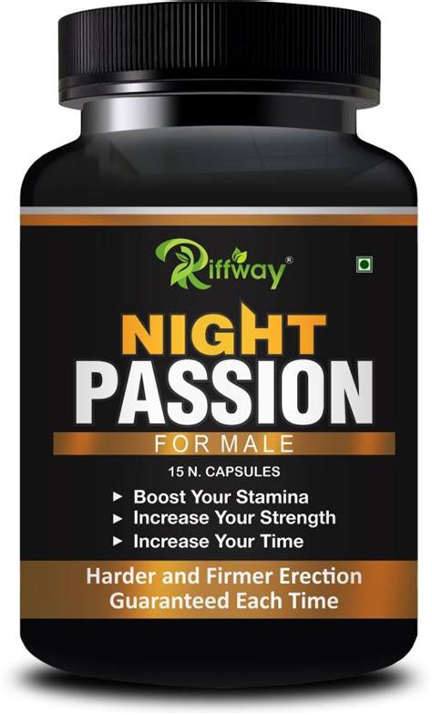 riffway night passion shilajit capsules for long timing bigger harder