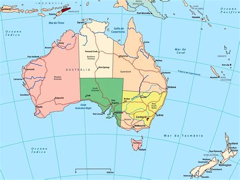 mapa da australia australia mapa
