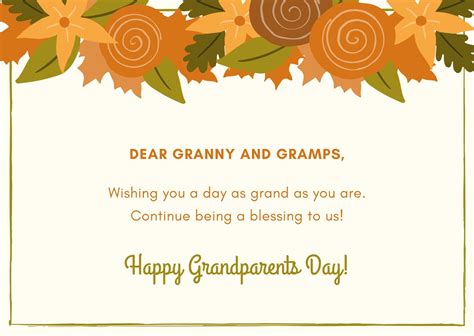 custom printable grandparents day card templates canva