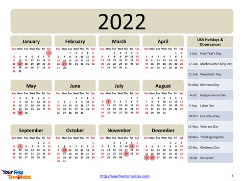 year  calendar printable  holidays wiki calendar year