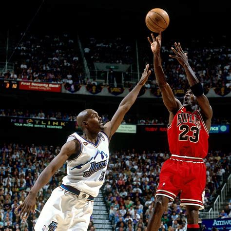 michael jordan allegedly opted out of a 1 on 1 game against bryon russell bleacher report