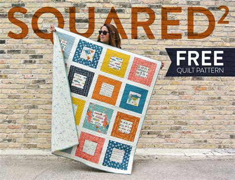 squared quilt pattern  perfect beginner  project suzy