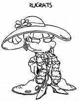 Rugrats Angelica Coloring Pages Fancy Dressing Color Getdrawings Luna Getcolorings sketch template