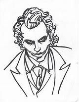 Joker Drawing Why Simple Serious So Easy Getdrawings Deviantart Artwork sketch template
