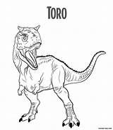 Cretaceous Jurassic Toro Bumpy sketch template