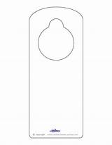 Hanger Doorknob Blanks Surprising Printables Puertas Mensajes Everythingevilink sketch template