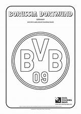 Dortmund Borussia Bayern Bvb Kleurplaat Fcb Psg Germain sketch template