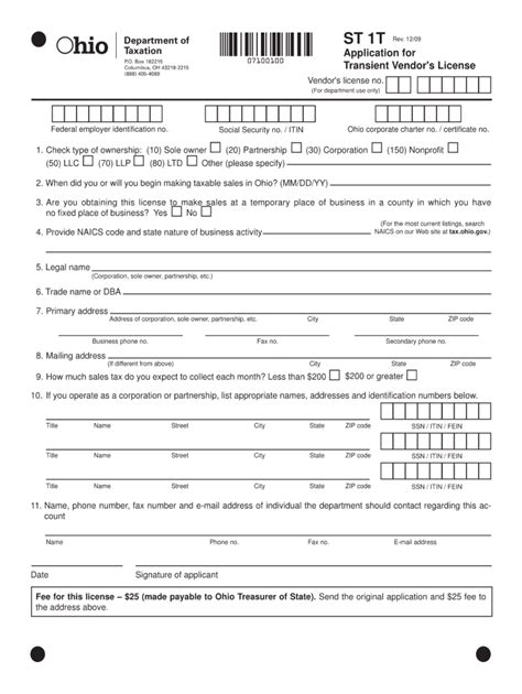 2009 Form Oh St 1t Fill Online Printable Fillable Blank Pdffiller